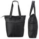 2. GROSSE SCHWARZE DAMEN-SCHULTERTASCHE SEMI LINE