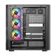 12. MODECOM VOLCANO AQ 500 ARGB MIDI SCHWARZES GEHÄUSE