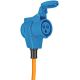 3. Brennenstuhl 1132910525 Verteiler 1,5 m 1 x Netzwerkdose Außen Schwarz, Blau, Orange