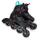24. Meteor M 34-38 Buzzy Rollschuhe Schwarz/Rosa/Mint