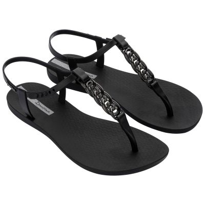 7. Ipanema Sandal Class Damen Flip-Flop Sandalen, modisch schwarz, bequem