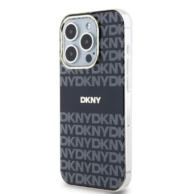 2. DKNY IML Mono & Stripe MagSafe Hülle für iPhone 13 Pro / 13 – Schwarz