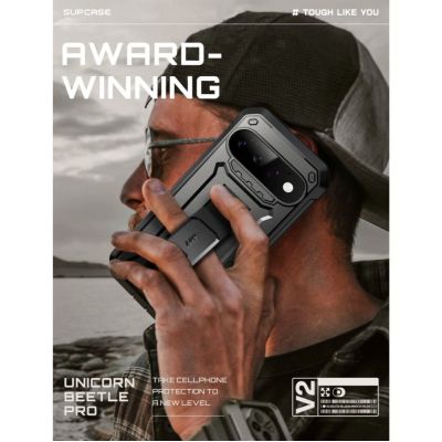 8. Supcase Unicorn Beetle Pro Hülle für Google Pixel 11 Pro – Schwarz