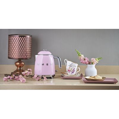 5. SMEG Wasserkocher (KLF05PKEU) Mini 0,8L rosa