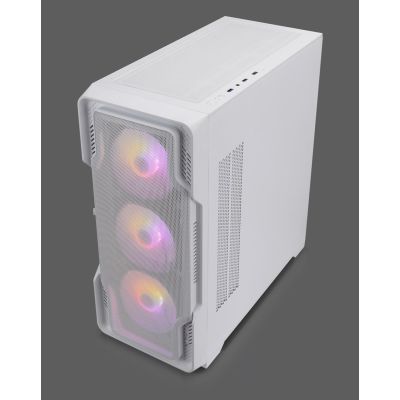 5. Nanoxia DS-9ARGB-W Midi-Tower-Computersicherheit & Halterungen Weiß