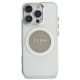 3. Guess IML Metal Colored Circle Classic Logo MagSafe Hülle für iPhone 16 Pro Max - Grau