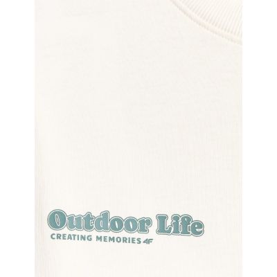 7. Damen Langarmshirt mit Print, regulär, Größe 4F 4FRSS26TSWSF2834-11S