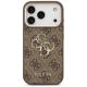 3. Guess 4G Big 4G Classic Logo Hülle für iPhone 17 Pro - Braun und Gold