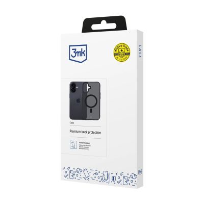 10. 3mk Smoke MagCase für iPhone 17 - Schwarz, halbtransparent