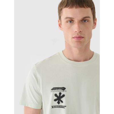 4. Herren-T-Shirt mit Aufdruck, regulär, Größe 4F 4FRAW24TTSHM2603-47S