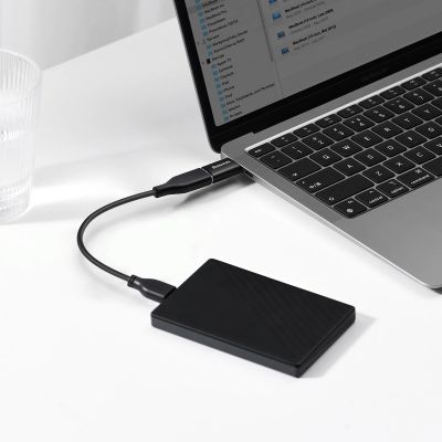 9. Baseus Ingenuity Series USB-C-zu-USB-A-10-Gbit/s-Adapter – Schwarz