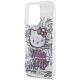 6. Hello Kitty IML Kitty On Bricks Graffiti Hülle für iPhone 14 Pro Max – weiß