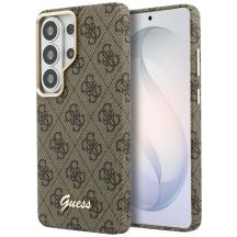 Guess 4G Script MagSafe Hülle für Samsung Galaxy S26 Ultra – Braun