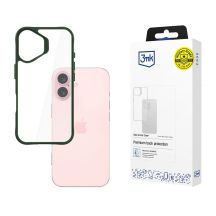 3mk Satin Armor Case+ Grüne Hülle für Apple iPhone 16 – transparent