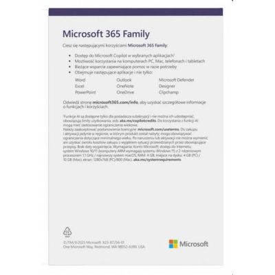 2. Microsoft 365 Family Polnisches EuroZone-Abonnement