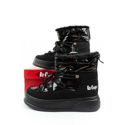 10. Lee Cooper Damen Winter-Wandersportschuhe, isoliert, Lackleder