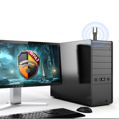 7. Wozinsky Dualband-WLAN-USB-3.0-WLAN-6-Adapter – Schwarz