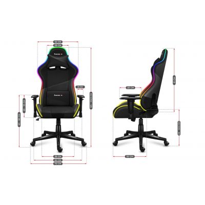 2. Huzaro Force 6.2 Mesh RGB Gaming-Stuhl