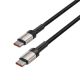 4. Tech-Protect UltraBoost Evo USB-C / USB-C PD-Kabel 100 W 5 A 1 m – Titan