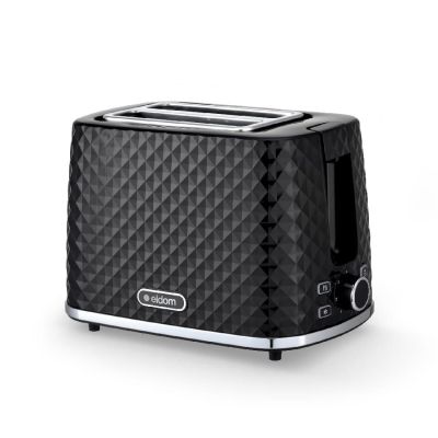2. ELDOM TOSTER TO280C TOSTI 780 W, stufenlose Leistungsregelung, 7 Leistungsstufen, Schwarz