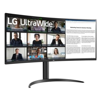 2. LG 34WR55QK-B Computermonitor 86,4 cm (34") 3440 x 1440 px Wide Quad HD Schwarz