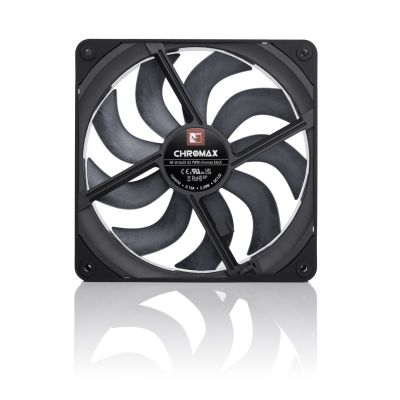 9. NOCTUA 140mm NF-A14x25 G2 PWM Lüfter Chromax Schwarz