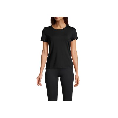 8. CASALL Essential Mesh Detail Tee Schwarz