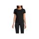 8. CASALL Essential Mesh Detail Tee Schwarz