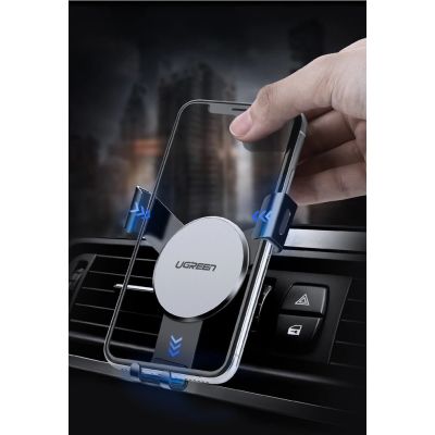 4. Ugreen Auto Schwerkrafthalter für Luftzufuhr Lüftungsgitter grau (50564)