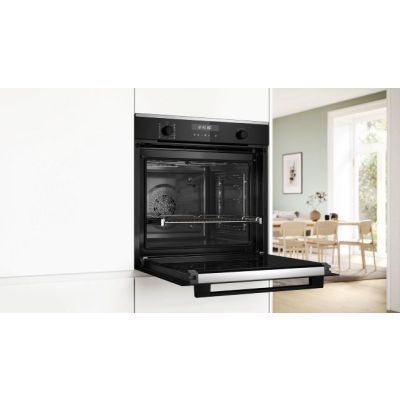 5. BOSCH HBG278EB3 Einbaubackofen, 60 x 60 cm, schwarz, AirFry-Funktion, 3D-Konvektion