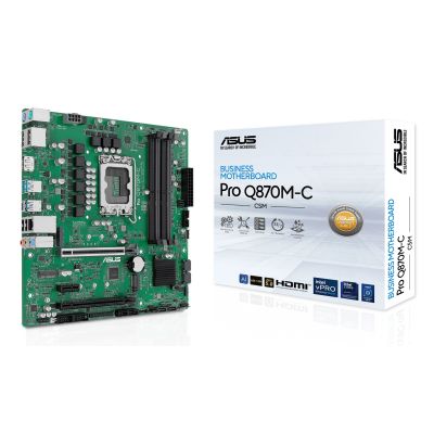 9. ASUS PRO Q870M-C-CSM Intel Q870 LGA 1851 (Sockel V1) Micro-ATX