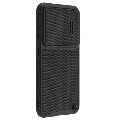 4. Nillkin Textured S Case für Samsung Galaxy S23+ Panzerhülle mit Kameraabdeckung schwarz