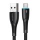 6. Joyroom Starry Series SA32-AC3 3A USB-A/USB-C-Kabel 1 m – schwarz