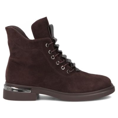 2. Braune Damen-Ankle-Boots aus Leder, Modell Filippo DBT8196
