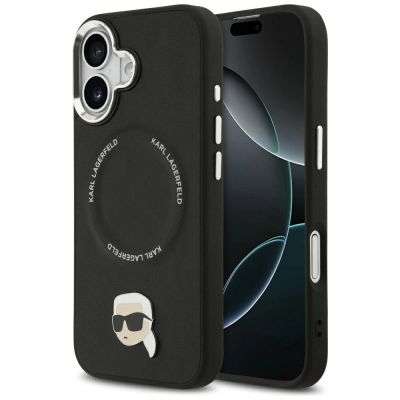 Karl Lagerfeld Karl Pin MagSafe Case für iPhone 17 - Schwarz