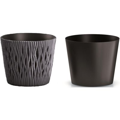 8. SANDY RUNDTOPF DURCHMESSER 22 CM ANTHRAZIT