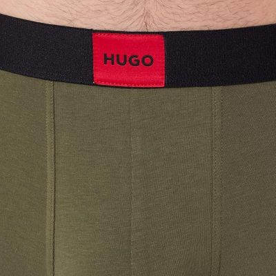 2. Hugo Trunk 3er-Pack Herren-Boxershorts aus Baumwolle, schmale Passform