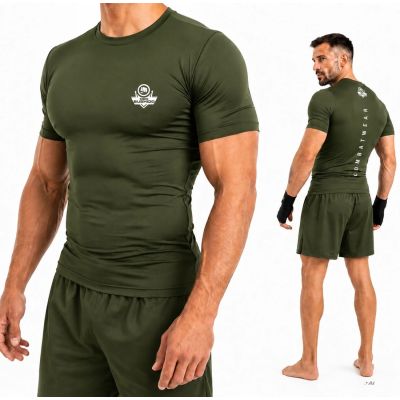 7. Herren-Kompressionsshirt ARMY GREEN COMBATWEAR | DBX Bushido