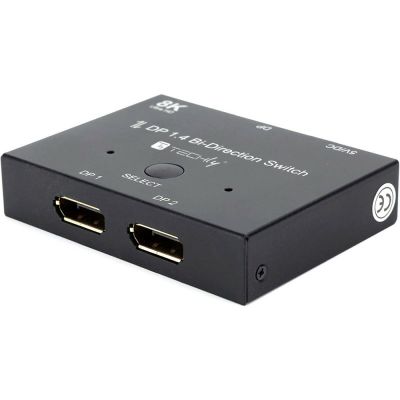 10. Techly IDATA-DP-2DP-8KT DisplayPort-Videoschalter