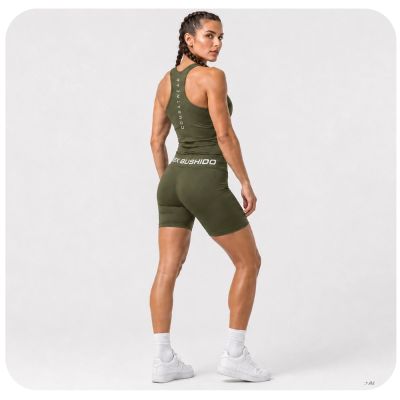 3. Damen-Langarmshirt in Armeegrün | DBX Bushido