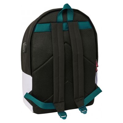 10. Real Madrid Sportrucksack mit USB-Anschluss und Laptopfach, Doppelrucksack 612554820