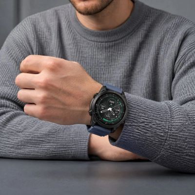 9. Tech-Protect Motion Armband für Garmin Fenix 5X / 5X Plus / 6X / 6X Pro / 7X / 8 / 8 Pro / 9 / 9 Pro (51 mm) – Blau