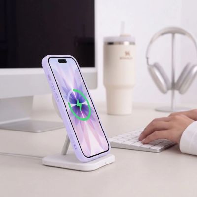 5. Tech-Protect MagPeak MagSafe CC Hülle für iPhone 17 – Mattviolett