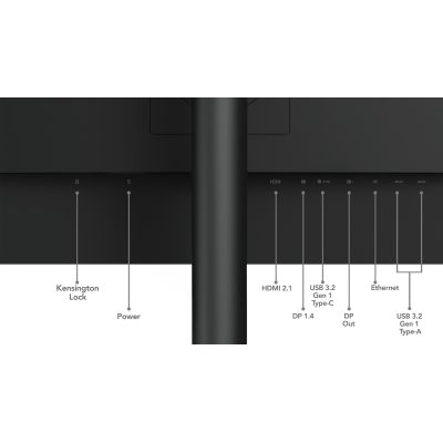 14. Lenovo ThinkVision Monitor 23,8" T24mv-30 16:9 IPS-Panel 1920 x 1080 Lift-Funktion USB-Hub Daisy Chain Ethernet RJ45 Kamera & Lautsprecher DP HDMI