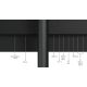 14. Lenovo ThinkVision Monitor 23,8" T24mv-30 16:9 IPS-Panel 1920 x 1080 Lift-Funktion USB-Hub Daisy Chain Ethernet RJ45 Kamera & Lautsprecher DP HDMI