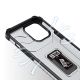 4. Crystal Ring Case robuste Kickstand TPU/PC Panzer Handyhülle Hard Case für iPhone 12 Pro Max blau