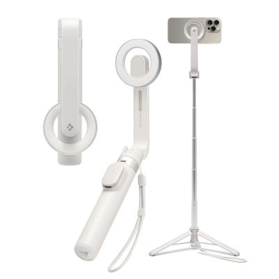 Spigen S571W MagSafe Bluetooth-Selfie-Stick mit Stativ – Beige