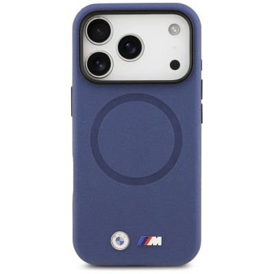 3. BMW M FW MagSafe Hülle mit Metalllogo für iPhone 17 Pro Max – Marineblau