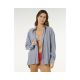 6. RIP CURL Damen-Strandhemd mit Nadelstreifen, blau