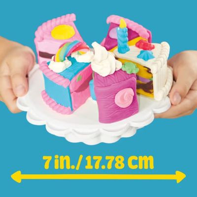 7. Play-Doh Super Slice Kuchen Spielküchenset 624g Mehrfarbiges Modellierknete-Spielset